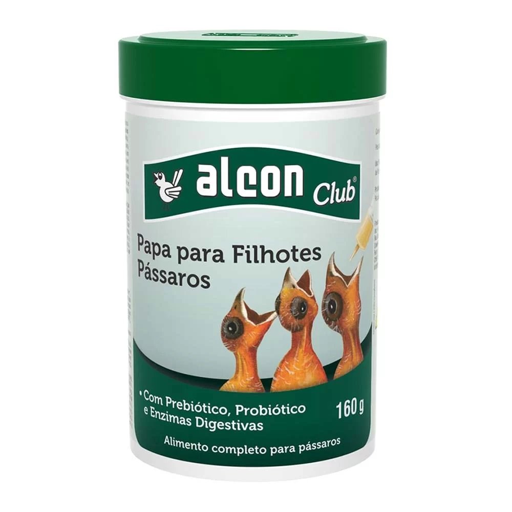 RACAO PASSAROS CLUB COLEIRO ALCON 150G - Mai agropet