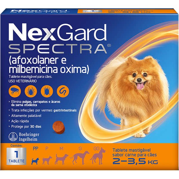 Nexgard Cães De 10,1 A 25kg 3 Tablet Antipulgas Carrapatos