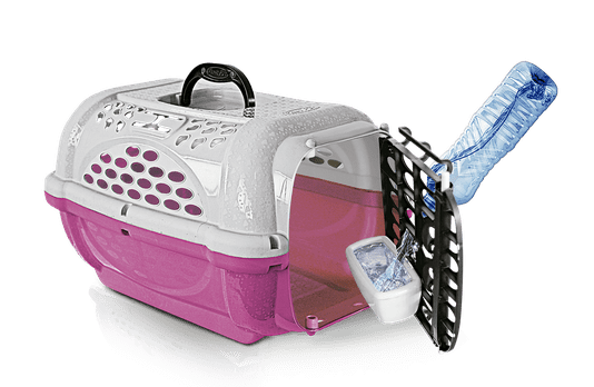 CAIXA TRANSPORTE PANTHER N3 ROSA PLAST PET