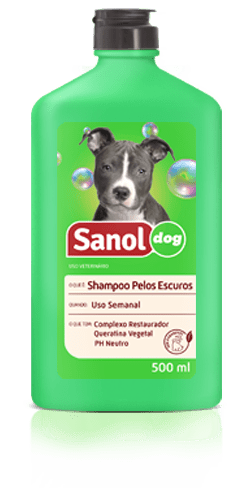 SANOL DOG SHAMPOO PELOS ESCUROS 500ML