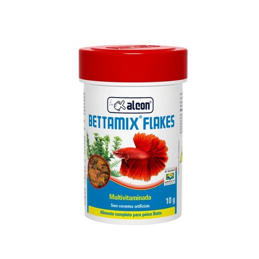 Ração Alcon Bettamix Flakes para Peixes Betta 10g