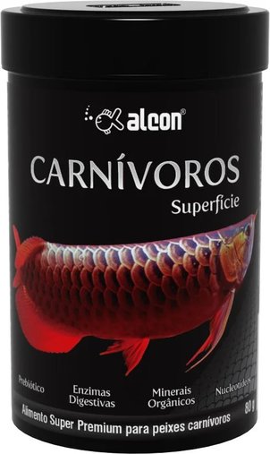 Ração Alcon para Peixes Carnívoros Superficie 80g