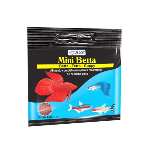 Ração Alcon Mini Betta para Peixes 4g