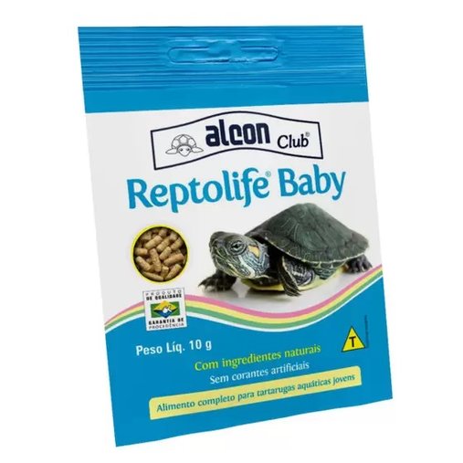 Ração Alcon Club Reptolife Baby para Tartarugas Aquáticas Filhotes 10g