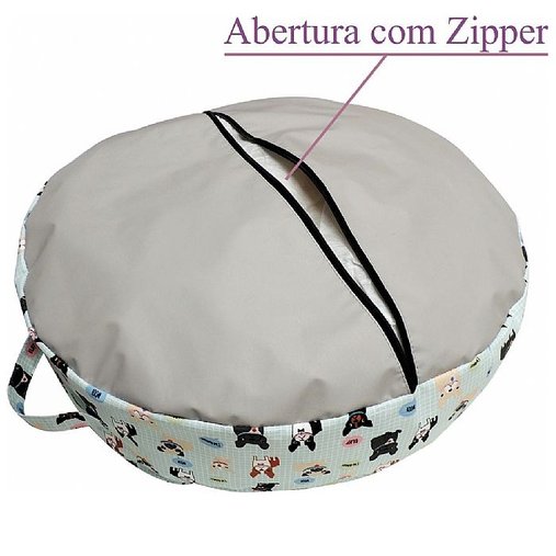 ALMOFADA ACQUA BLOCK G BICHO COM LUXO