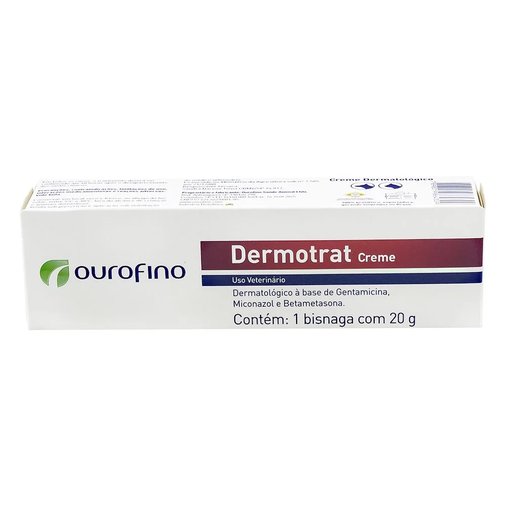 Anti-Inflamatório Ourofino Dermotrat Creme para Cães e Gatos 20g