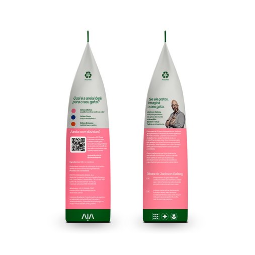 Areia Higiênica Biodegradável Viva Verde Grãos Mistos 4Kg