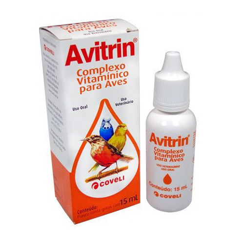 Polivitamínico Coveli Avitrin para Pássaros 15ml