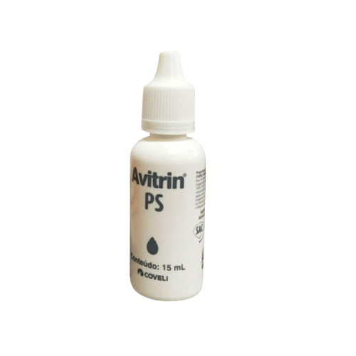 Suplemento Vitamínico Coveli Avitrin Peito Seco para Pássaros 15ml
