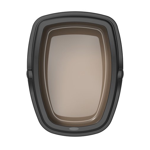Sanitário Higiênico Plast Pet WC King Dourado e Preto G para Gatos