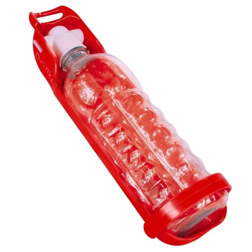 BEBEDOURO PET DRINKS 500ML VERMELHO PLAST PET