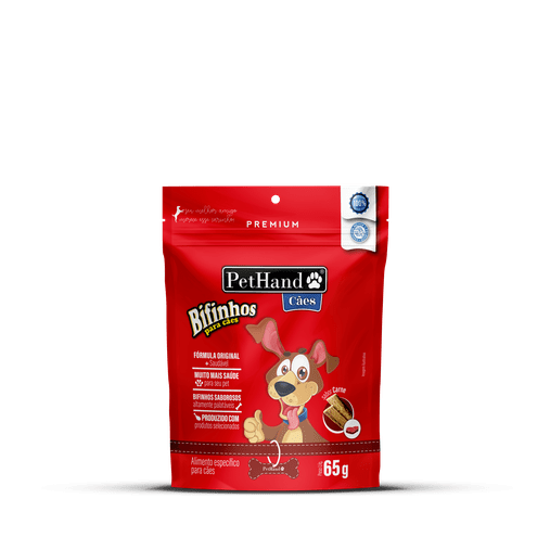 Bifinho Pethand para Cães sabor Carne 65g