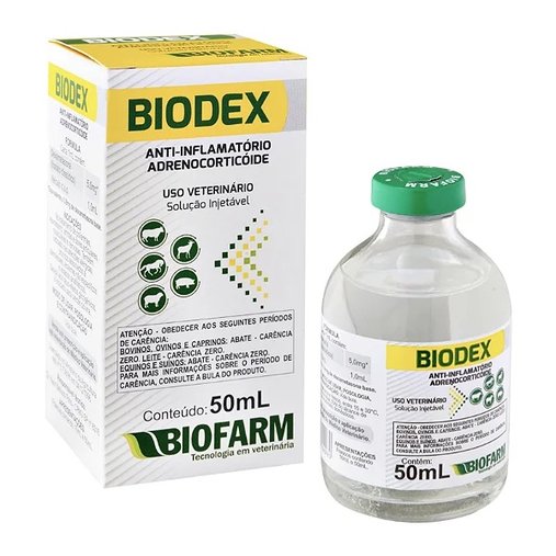 Anti-Inflamatório Injetável Biofarm Biodex 50ml