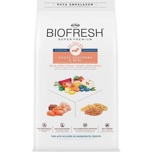 Ração Biofresh para Cães Filhotes Raças Pequenas e Mini 10,1Kg