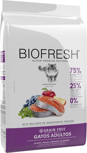Ração Biofresh para Gatos Adultos Sabor Salmão 1,5Kg
