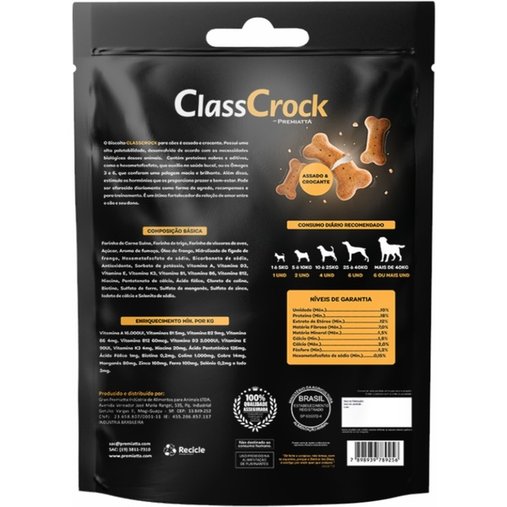 Biscoito Premiatta ClassCrock para Cães 400g