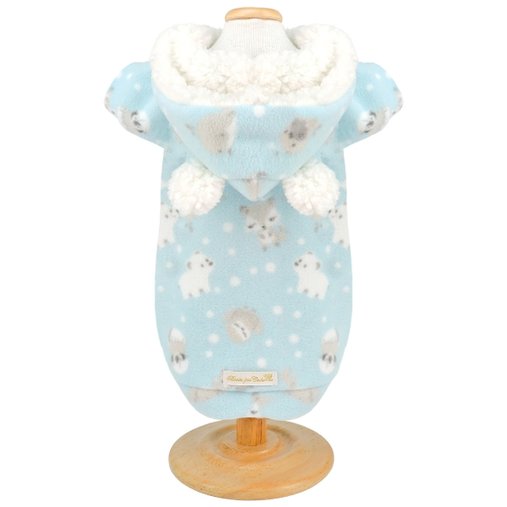 BLUSA SOFT CAPUZ AZUL GG BONITO PRA CACHORRO