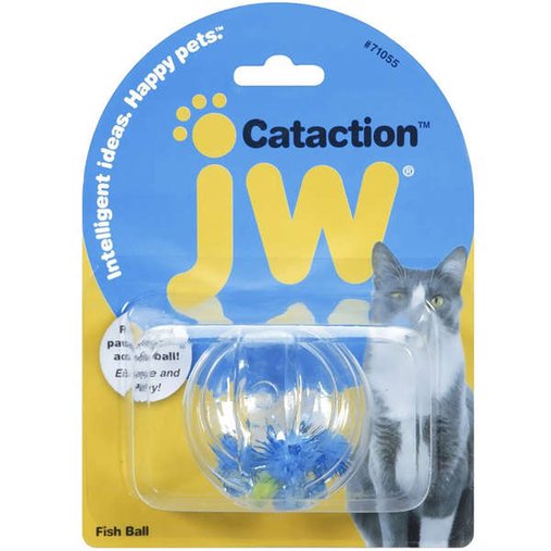 BRINQUEDO BOLINHA COM FISH BALL JW GATO