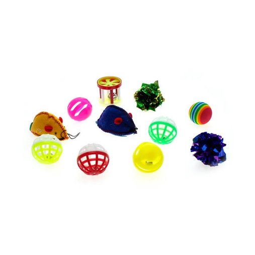 BRINQUEDO DIVERSOS PARA GATO COM 11 UN JAMBO PET