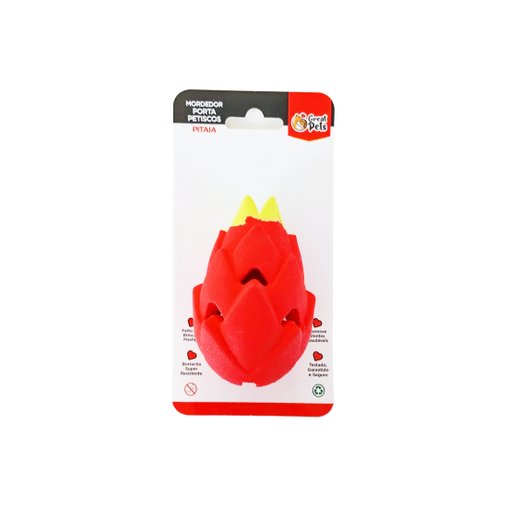 BRINQUEDO MORDEDOR PORTA PETISCOS PITAIA GREAT PETS