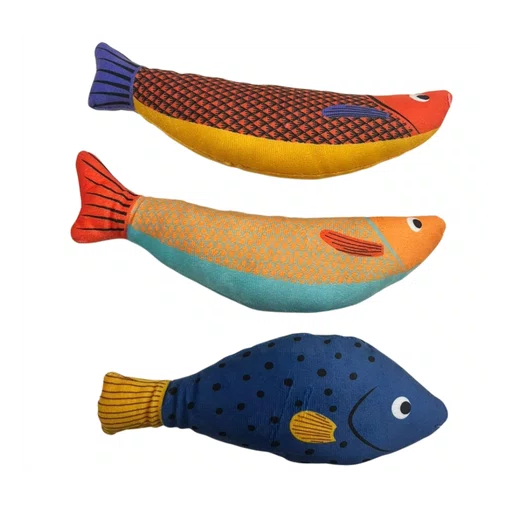 BRINQUEDO PEIXE COM CATNIP