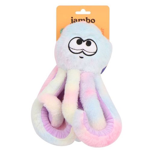 BRINQUEDO PELUCIA FRIZZY OCTUPUS RAINBOW M JAMBO PET
