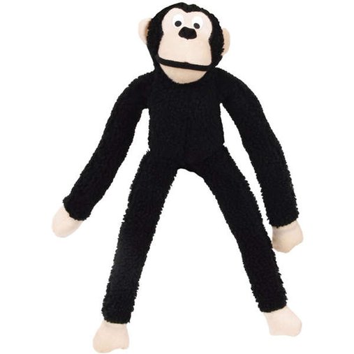 Brinquedo de Pelúcia Macaco Jambo Pet Preto para Cães