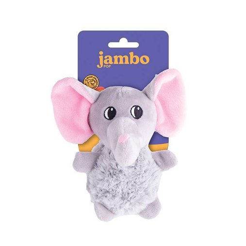 Brinquedo Jambo Pet Mordedor Pelúcia Pop Animal Elephant para Cães