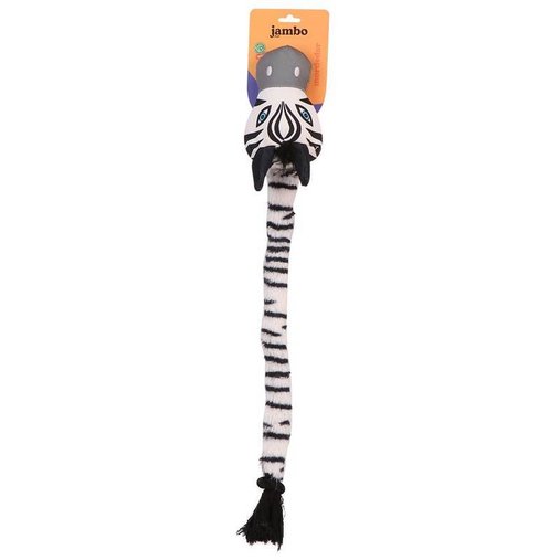 BRINQUEDO PELUCIA TUG CANVAS CORDA ZEBRA JAMBO PET