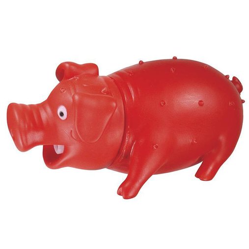 Brinquedo Jambo Kelev Mordedor Porco Roinc G Vermelho para Cães