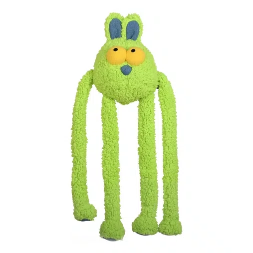 Brinquedo Qmonster Coelho Puxa Puxa Verde para Cães