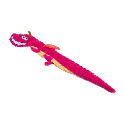 Brinquedo Qmonster Dragão Gigante Rosa P para Cães