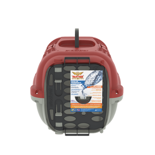 CAIXA TRANSPORTE PANTHER N1 VERMELHO PLAST PET