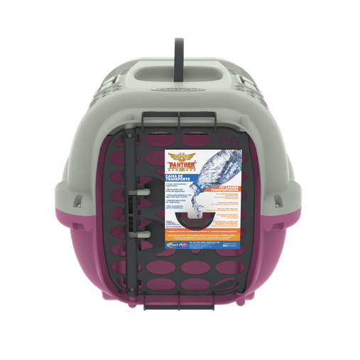 CAIXA TRANSPORTE PANTHER N2 ROSA PLAST PET