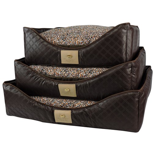 CAMA EUROPA ANIMAL PRINT ONCA ROSA P BONITO PRA CACHORRO