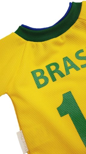 Camisa Pet Seleção do Brasil Torcedor Dear Dog N2