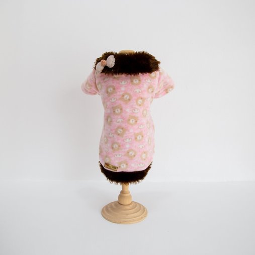 CASACO SOFT PELUCIA ROSA P PINK E FANNY