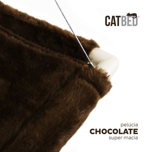 CATBED M PELUCIA CHOCOLATE GATTON