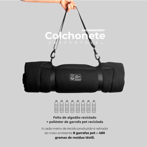 Colchonete Sustentável Cachorreiros Jade para Cães P