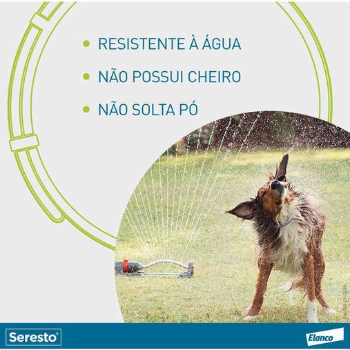 Coleira Antipulgas e Carrapatos Seresto para Cães acima de 8Kg