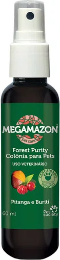 Colônia Megamazon Forest Purity Pitanga e Buriti para Cães e Gatos 60ml