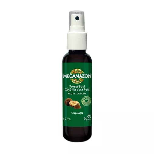 Colônia Megamazon Forest Sabor Cupuaçu para Cães e Gatos 60ml
