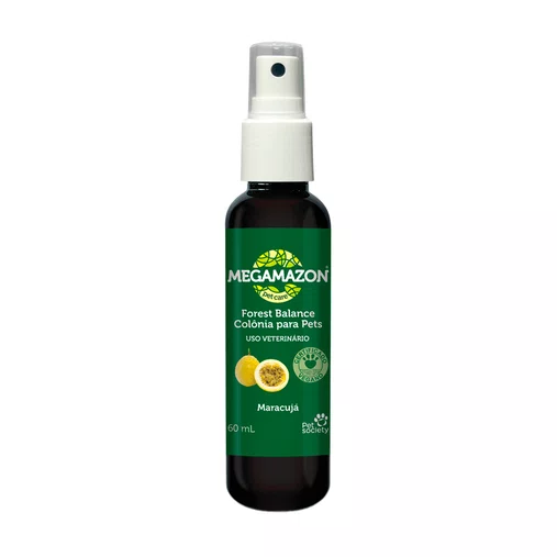 Colônia Megamazon Forest Sabor Maracujá para Cães e Gatos 60ml