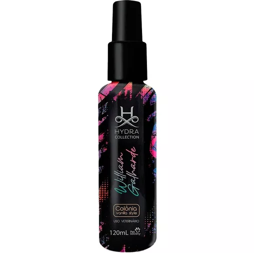 Colônia Pet Society Hydra William Galharde Vanil para Cães e Gatos 120ml