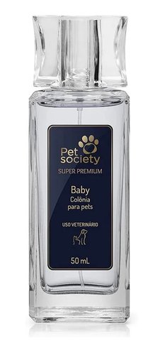 Colônia Pet Society Super Premium Baby para Cães e Gatos 50ml