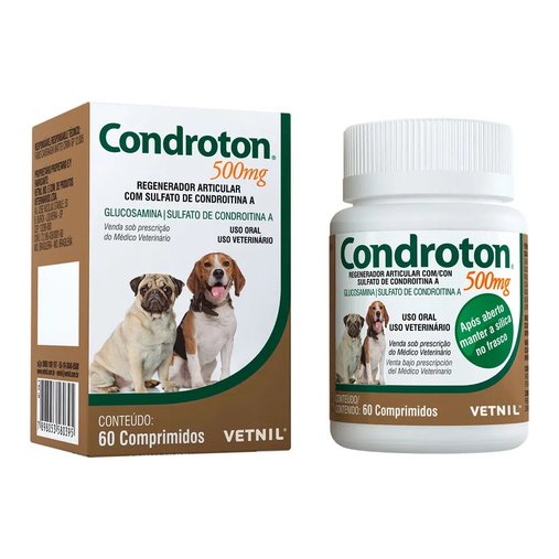 CONDROTON ORAL 500MG C/ 60COMP