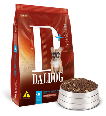 Ração Daldog D+ para Cães Filhotes Raças Pequenas Sabor Carne 25Kg
