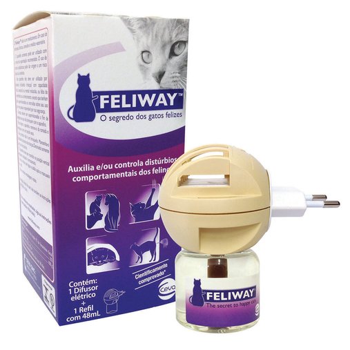 Difusor Elétrico e Refil Feliway Ceva para Gatos 48ml