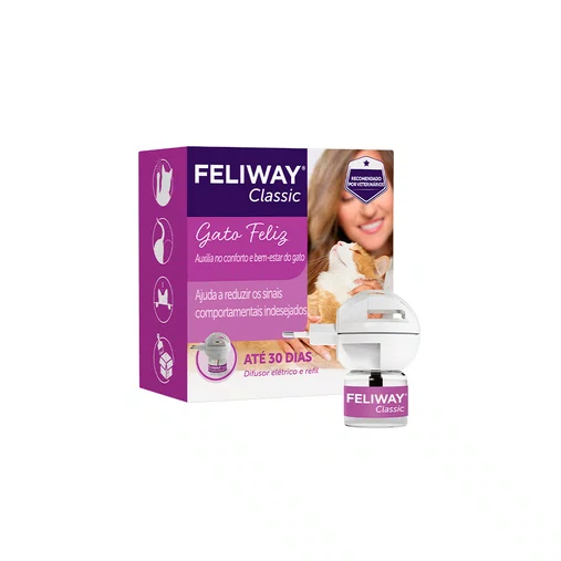 Difusor Elétrico e Refil Feliway Ceva para Gatos 48ml