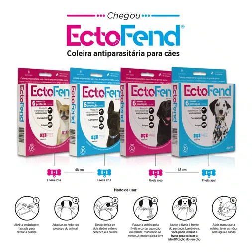 ECTOFEND 48CM AZUL P ZOETIS